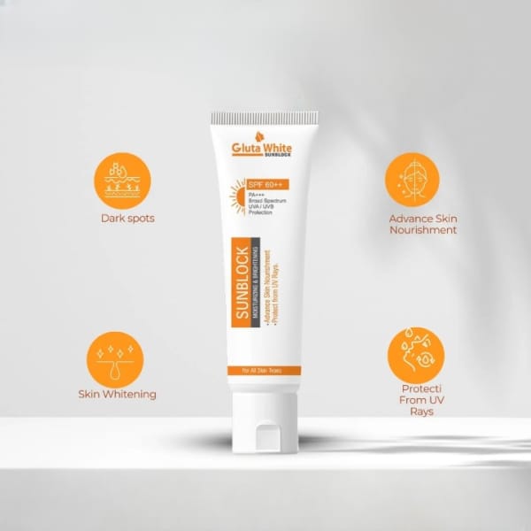 GlutaWhite Skin Brightening Sunblock SPF60