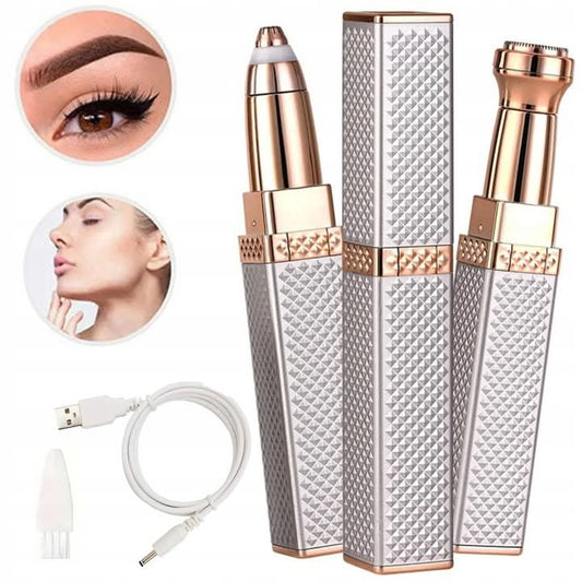 2-in-1 Flawless Facial Hair Remover &amp; Eyebrow Trimmer